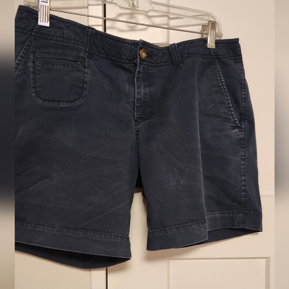 Old Navy Dark Blue Flat Front Shorts - Picture 1 of 5